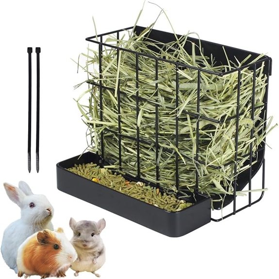 Rabbit Hay Feeder with Hook for Guinea Pigs