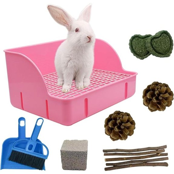 12Pcs Rabbit Litter Box for Small Animals