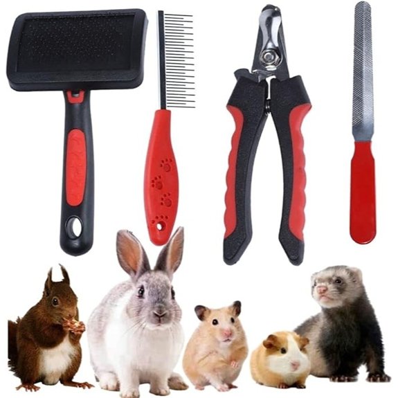 Rabbit Professional Nail Clippers Grooming Kit (4PCS)