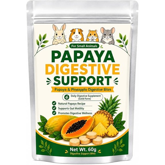 Rabbit Digestive Supplement with Papaya Enzymes 110 Chewable Tablets