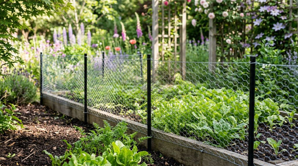 rabbit proof garden fence ideas