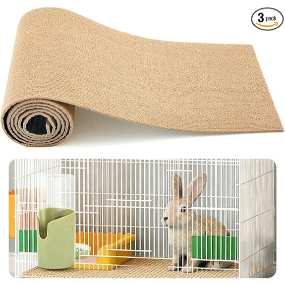 Rabbit Scratcher Mat for Rabbits and Small Pets