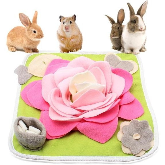 Rabbit Foraging Snuffle Mat for Small Animals