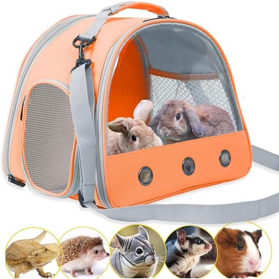 Rabbit Small Animal Travel Carrier Bag Cage