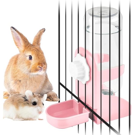 kathson Rabbit Water Dispenser for Small Animals