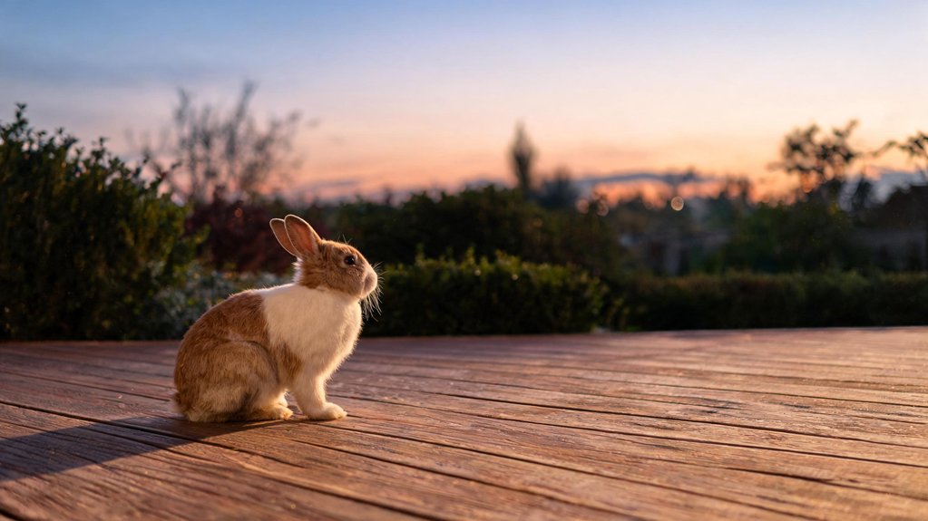 rabbits most active at night