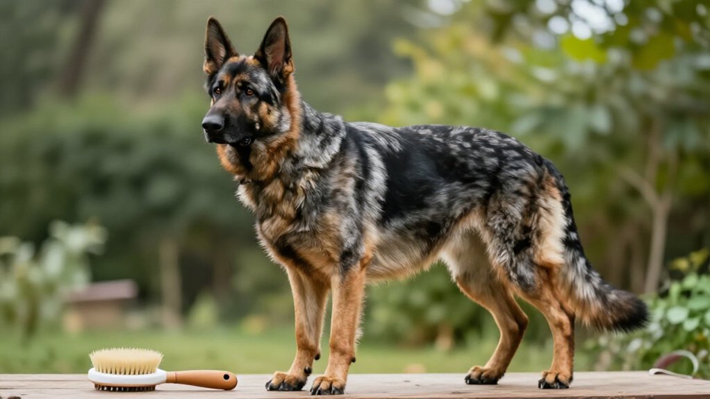 rare brindle german shepherd