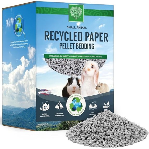 Small Pet Select Recycled Paper Pellet Bedding & Litter Rabbits 20 lb