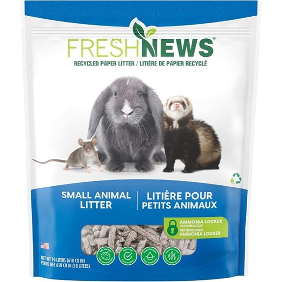 Fresh News Recycled Paper Small Animal Litter Bedding 10 Liters