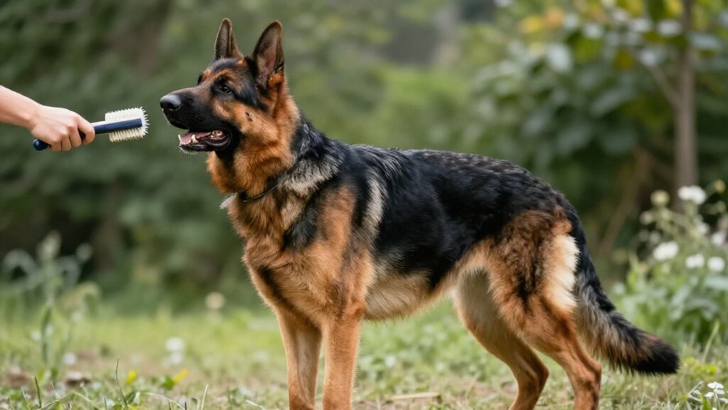 regular grooming for shedding