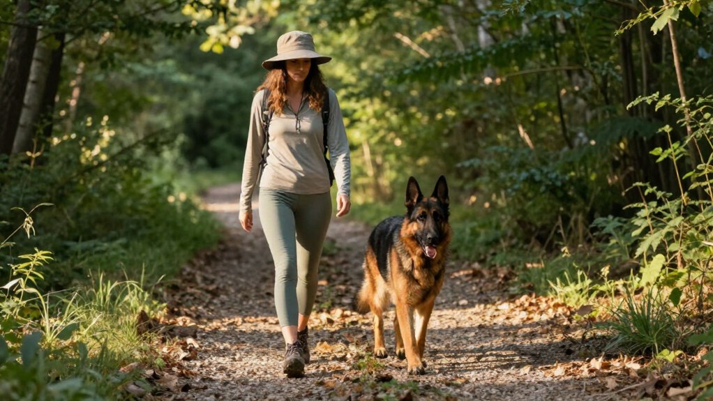 running hiking walking distances
