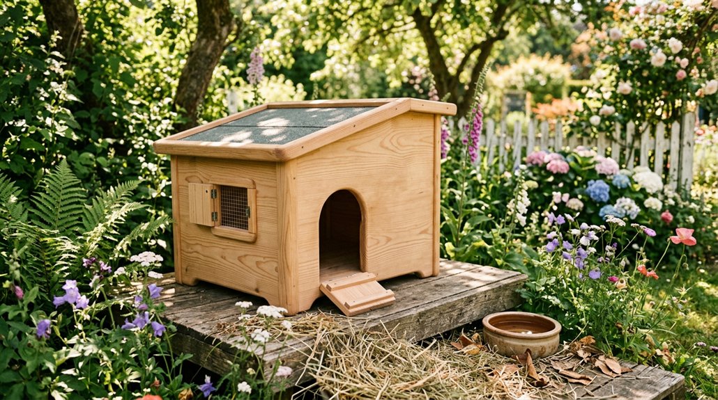 safe cozy rabbit nest boxes