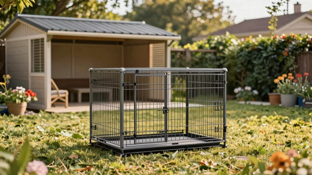secure weatherproof kennel run space