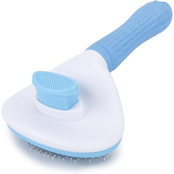 Self-Cleaning Slicker Brush for Dogs Cats and Bunnies