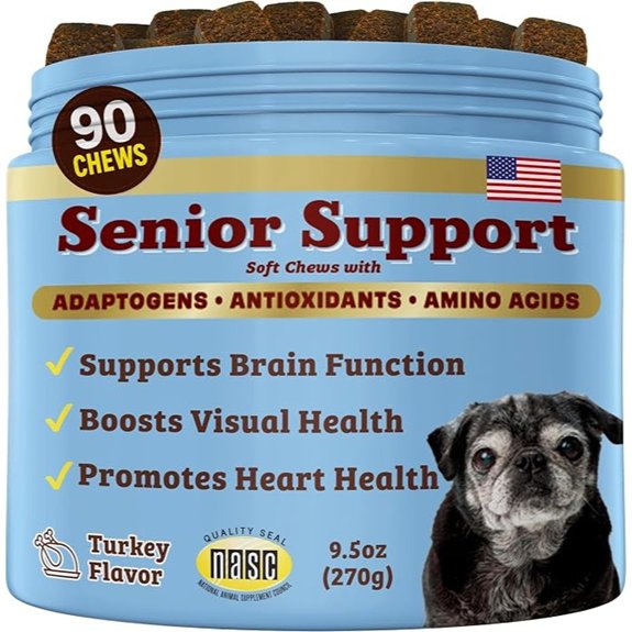 Natural Dog Company Senior Dog Supplements Vitamins Chew - 90 cnt