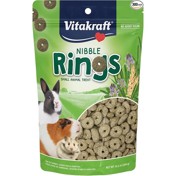 Vitakraft Nibble Rings Small Animal Treat 10.6 oz.