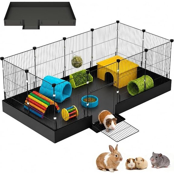 Guinea Pig Cages Small Animal Playpen Pet PlayPen for Guinea Pig & Rabbit