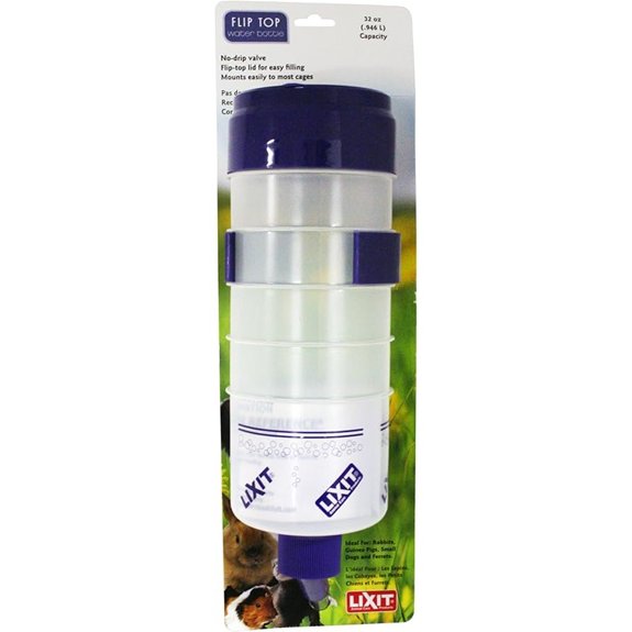 Lixit Lever Valve Top Fill Water Bottles for Small Pets
