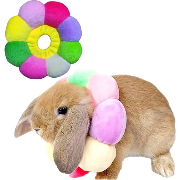 Rabbit Cat Cone Collar Soft Adjustable X-Small