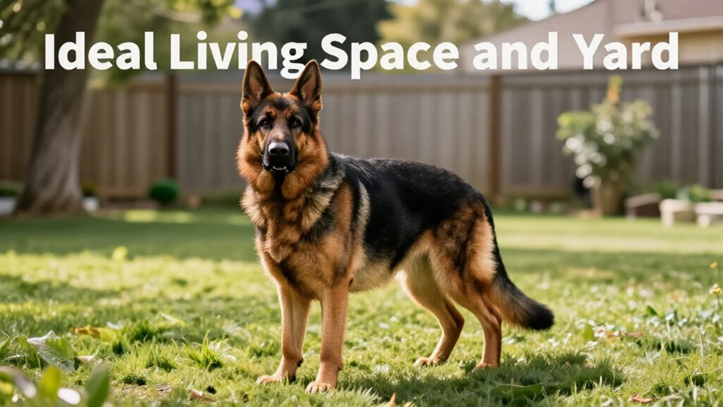spacious secure shaded yard