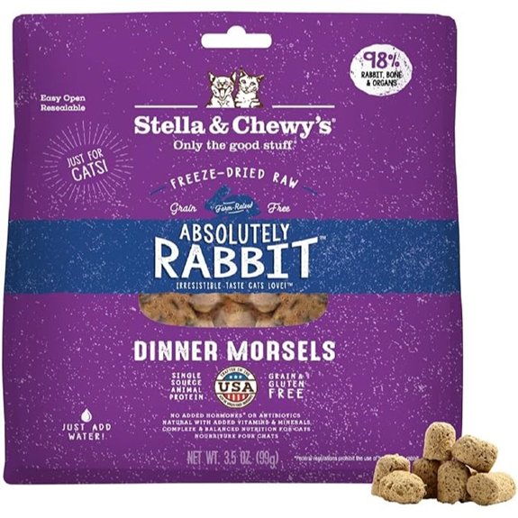 Stella & Chewy's Freeze-Dried Raw Rabbit Cat Food
