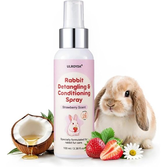 Rabbit Detangler & Conditioner Spray (Strawberry)