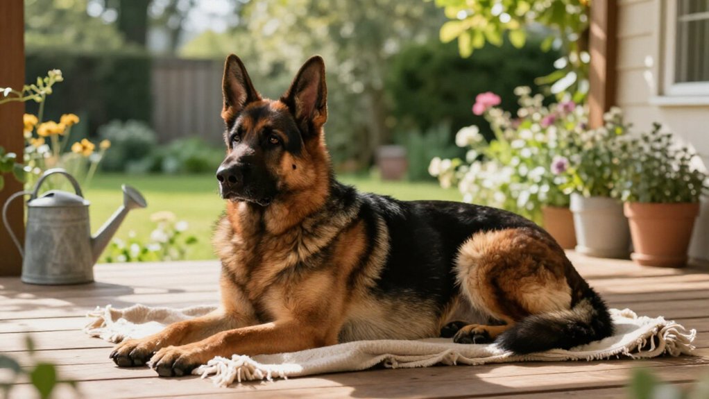strong elegant unique german shepherd
