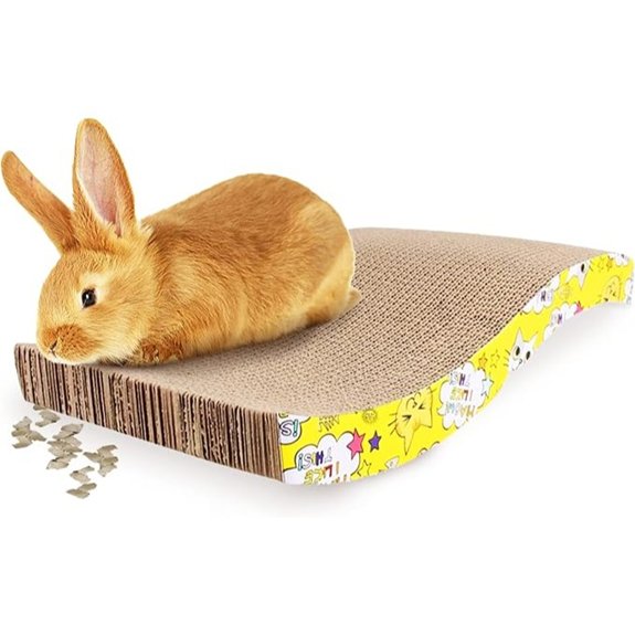 SunGrow Rabbit Ferret Cat Scratcher Board