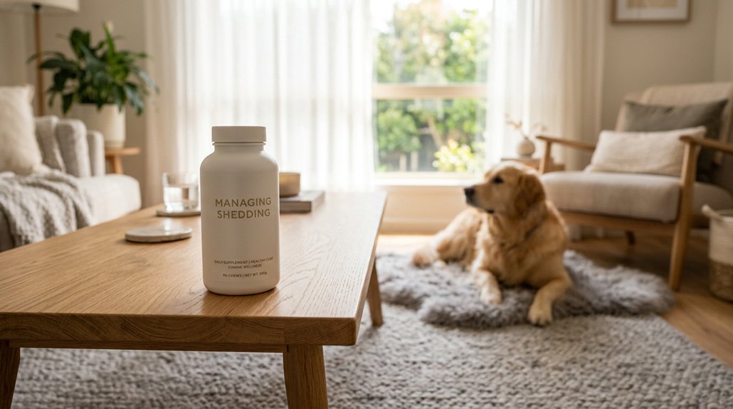 supplements to reduce dog shedding