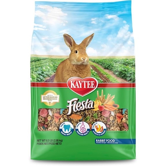 Kaytee Fiesta Rabbit Food Supports Dental Health and Digestion