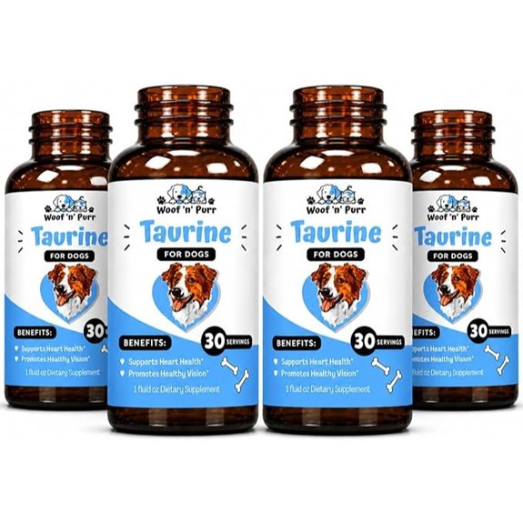 Taurine Dog Supplement Supports Vision & Heart Health Bacon Flavor