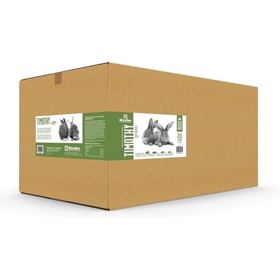 Standlee Western Timothy Grass Hay for Rabbits and Guinea Pigs (20 lb Box)