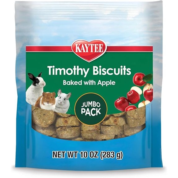 Kaytee Timothy Biscuits Timothy Hay Bunny Treats for Rabbits 10 Oz