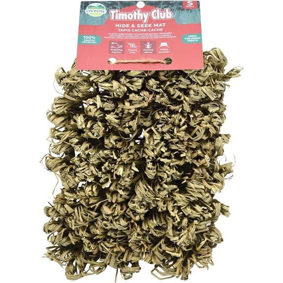 Oxbow Timothy Hay Snuffle Mat for Rabbits & Guinea Pigs