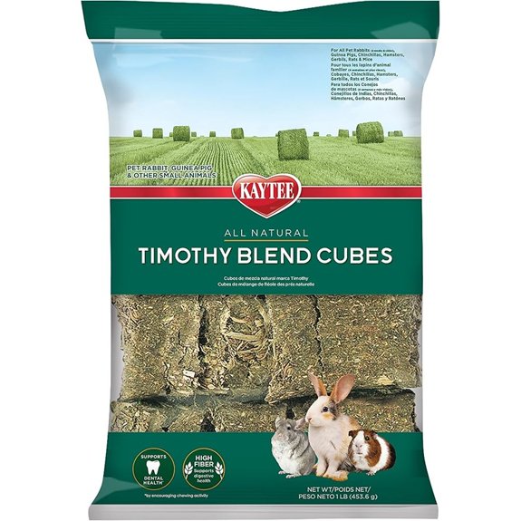 Kaytee Timothy Hay Blend Cubes for Rabbits Guinea Pigs & Chinchillas