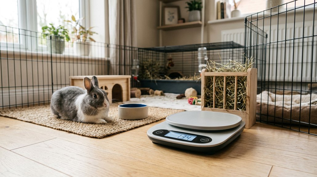 top rabbit weighing scales