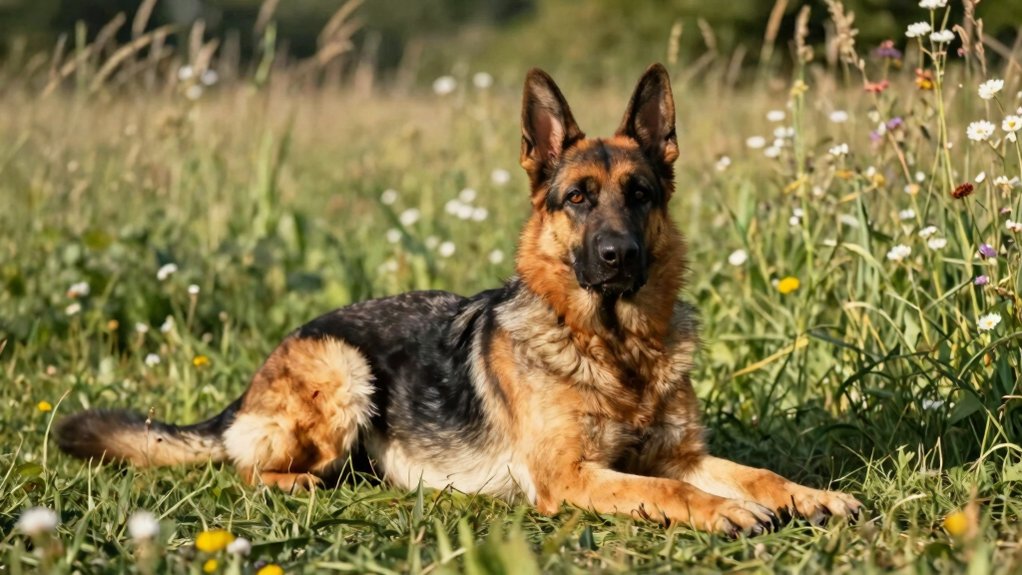 trail ready nature inspired female german shepherd