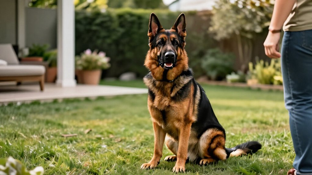 train german shepherd commands methods timeline