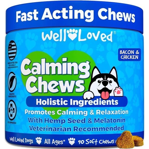 Calming Chews for Dogs Dog Calm Treats USA Made Vet Developed