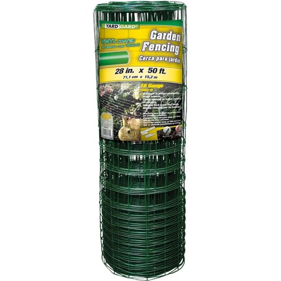 YARDGARD 16-Gauge Vinyl Coated Galvanized Steel Rabbit Fence
