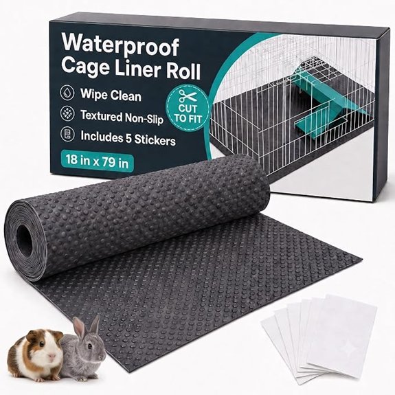 Waterproof Guinea Pig Cage Liner Roll 18x79 Cut to Your Size