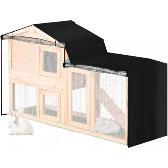 J&C Heavy Duty Rabbit Hutch Cover Waterproof