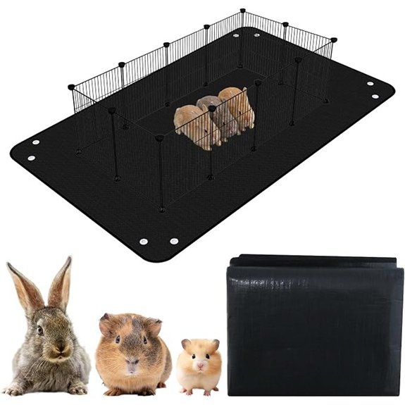 Waterproof Pet Playpen Mat Reusable Cage Liner Animals Habitat Protection