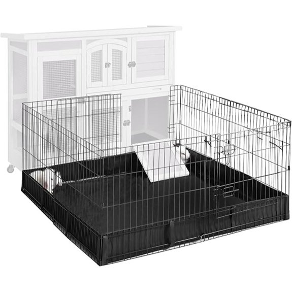 Aivituvin Pet Playpen with Extension (Waterproof Liner)
