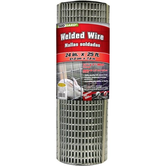 YARDGARD 24in x 25ft Mesh Welded Wire Fence