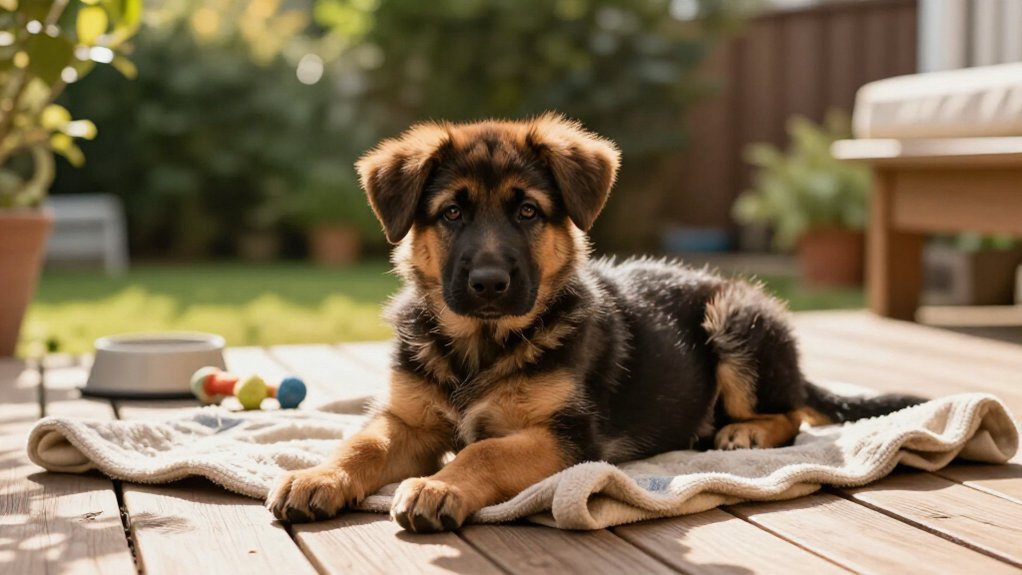 when do shepherd ears stand