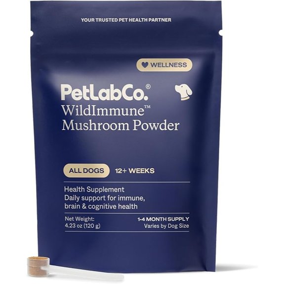 PetLab Co. WildImmune Mushroom Supplement for Dogs 120 Scoops