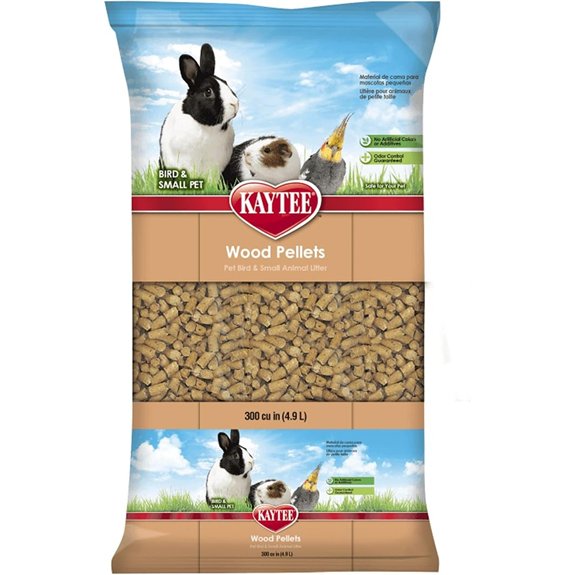 Kaytee Wood Pellets Pet Bird & Small Animal Litter 8 lb Bag